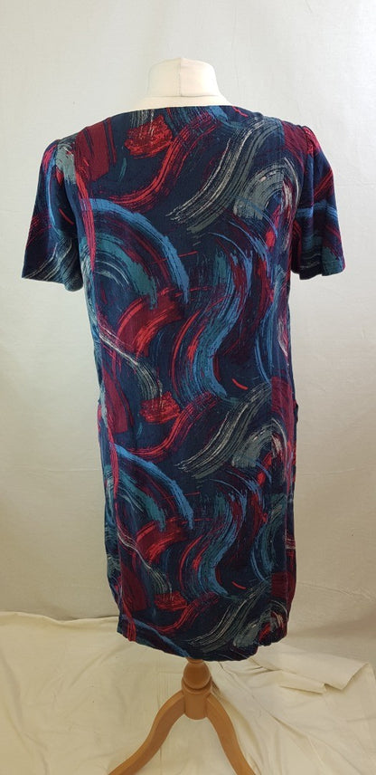 Seasalt Multi-coloured Ladies Summer Dress Size 14 VGC