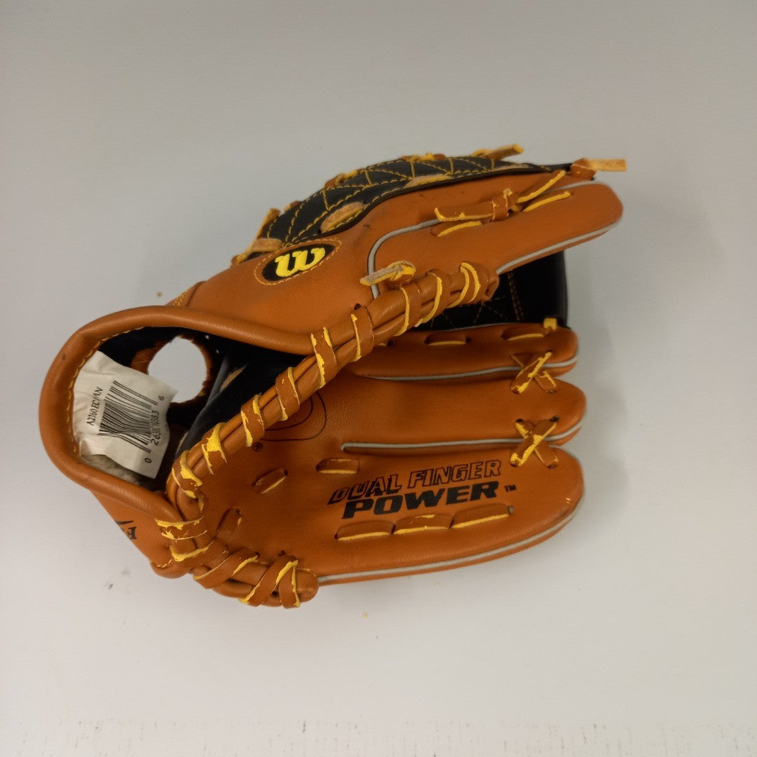 Wilson 9 1/2" A2760 Flex Back EZ Catch T-ball Glove Dual Finger Power T-ball