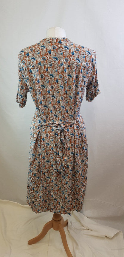 Rodebjer Marta Flower - Multi-colour Summer Dress Size M VGC