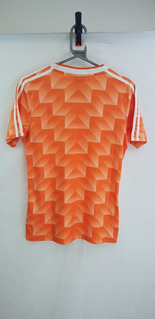 Adidas KNVB Football Top in Orange Size S VGC