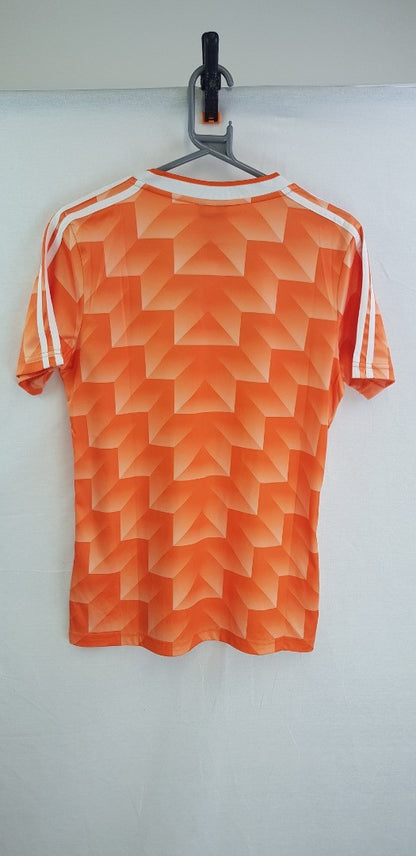 Adidas KNVB Football Top in Orange Size S VGC