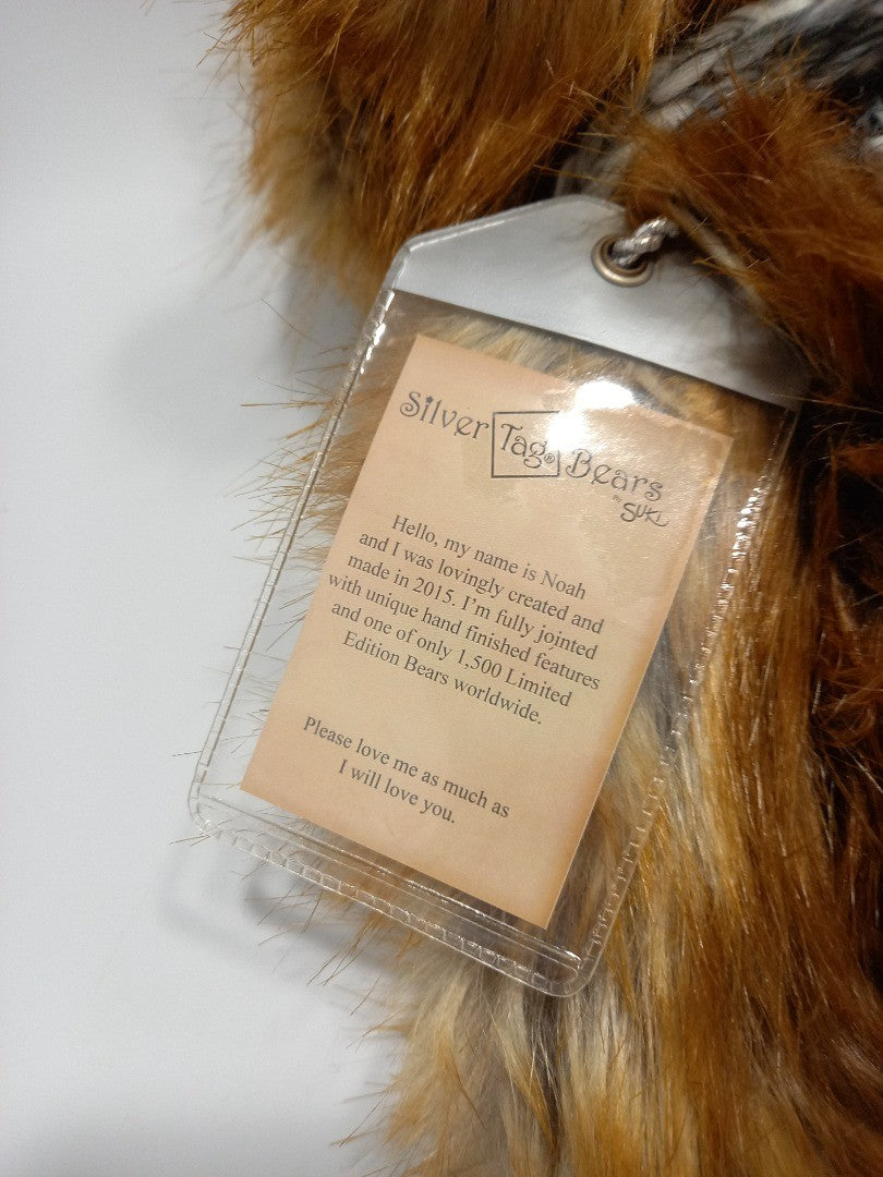 Suki Teddy Bear Noah, Limited Edition No. 429 of 1,500 Silver Tag Soft Toy