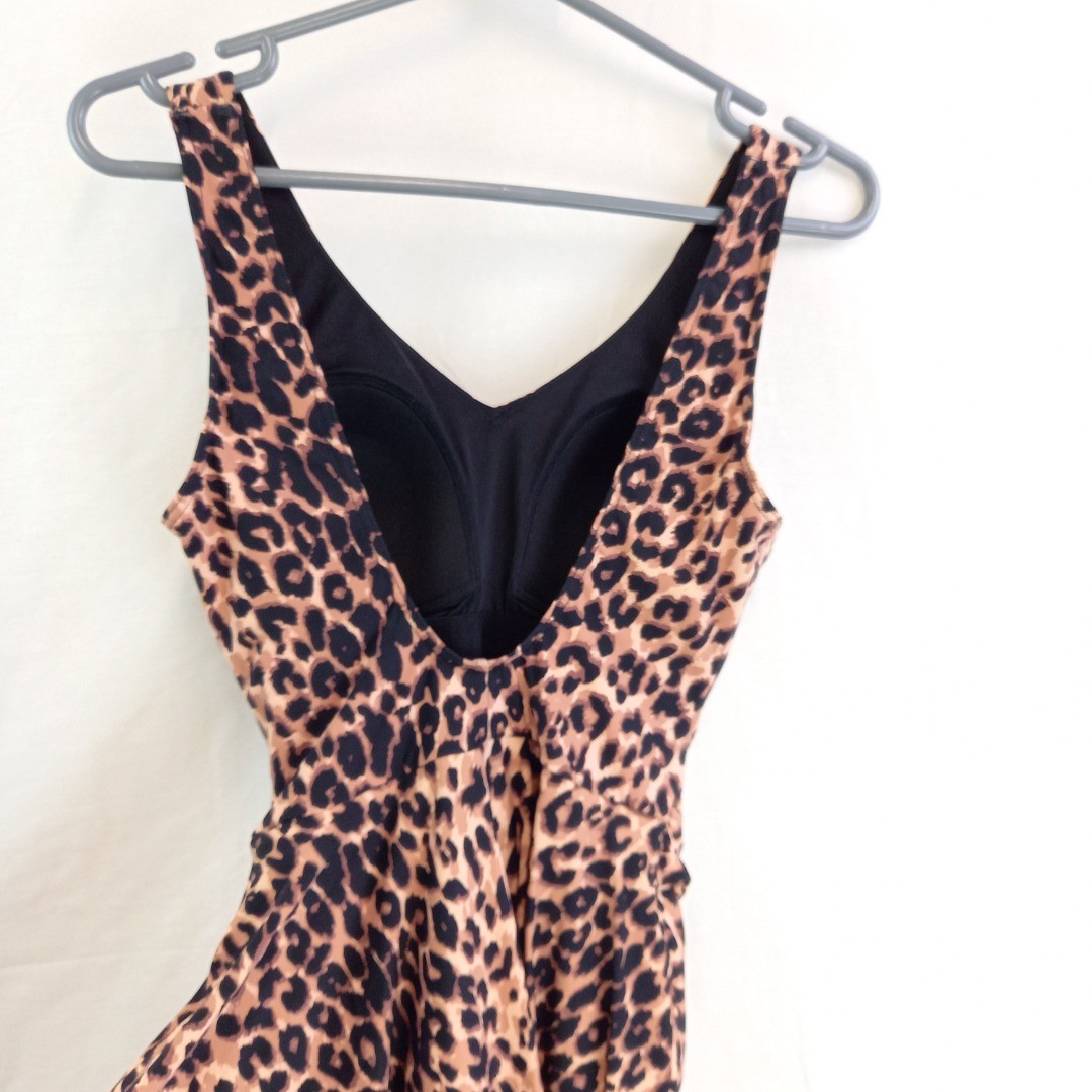 Next  Animal Print Swimming Costume w Skirt - UK Size 12 - BNWT