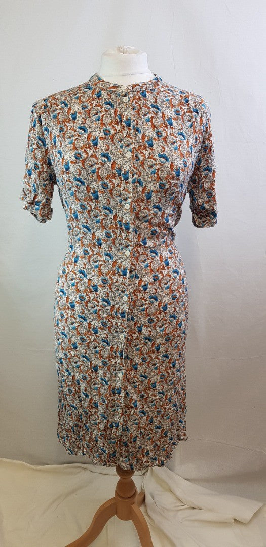 Rodebjer Marta Flower - Multi-colour Summer Dress Size M VGC