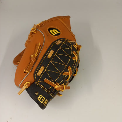 Wilson 9 1/2" A2760 Flex Back EZ Catch T-ball Glove Dual Finger Power T-ball