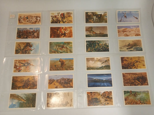 John Player & Sons '82 Doncella History of the VC Cigarette Cards Full Set of 24