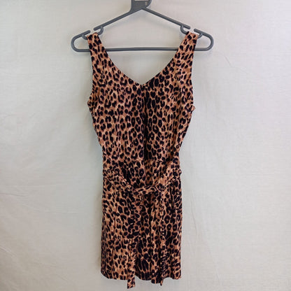 Next  Animal Print Swimming Costume w Skirt - UK Size 12 - BNWT