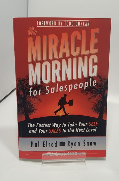 The Miracle Morning for Salespeople By Hal Elrod & Ryan Snow. VGC