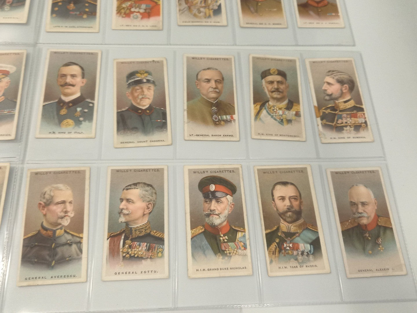Wills' Cigarettes Allied Army Leaders Card Set (47/50) Card No. 14,22,27 Missing