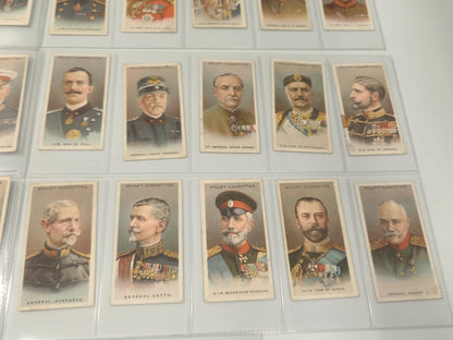 Wills' Cigarettes Allied Army Leaders Card Set (47/50) Card No. 14,22,27 Missing