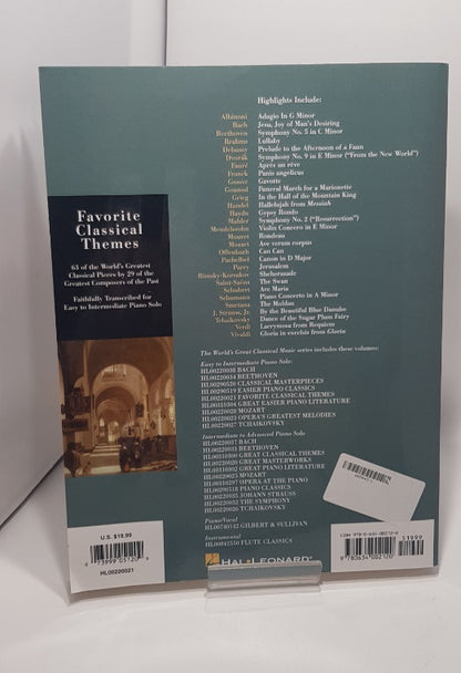 Favourite Classical Themes (Easy to Intermediate Piano Solo) Excellent Condition.
