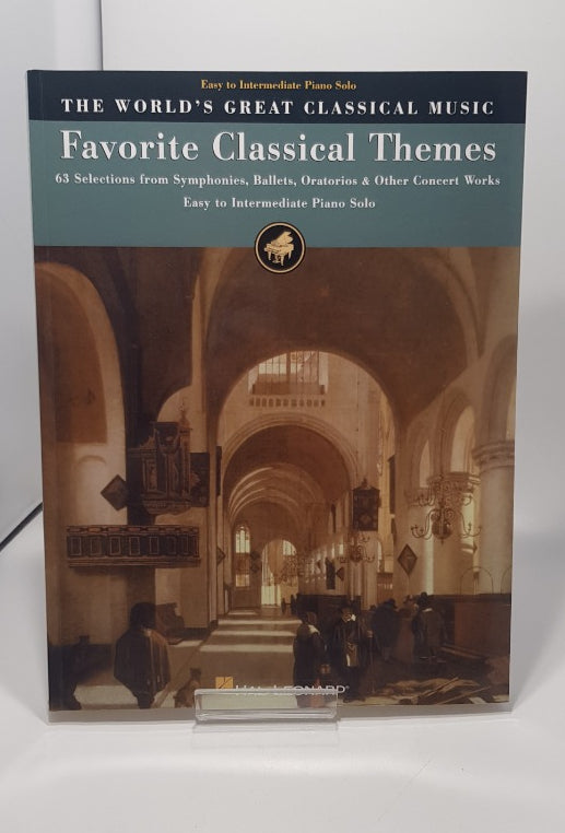 Favourite Classical Themes (Easy to Intermediate Piano Solo) Excellent Condition.