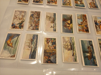 Ogden's Cigarettes 'Sea Adventure' Complete Set of 50 Cigarette Cards - 1939