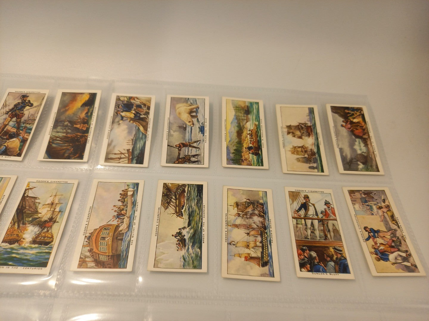 Ogden's Cigarettes 'Sea Adventure' Complete Set of 50 Cigarette Cards - 1939