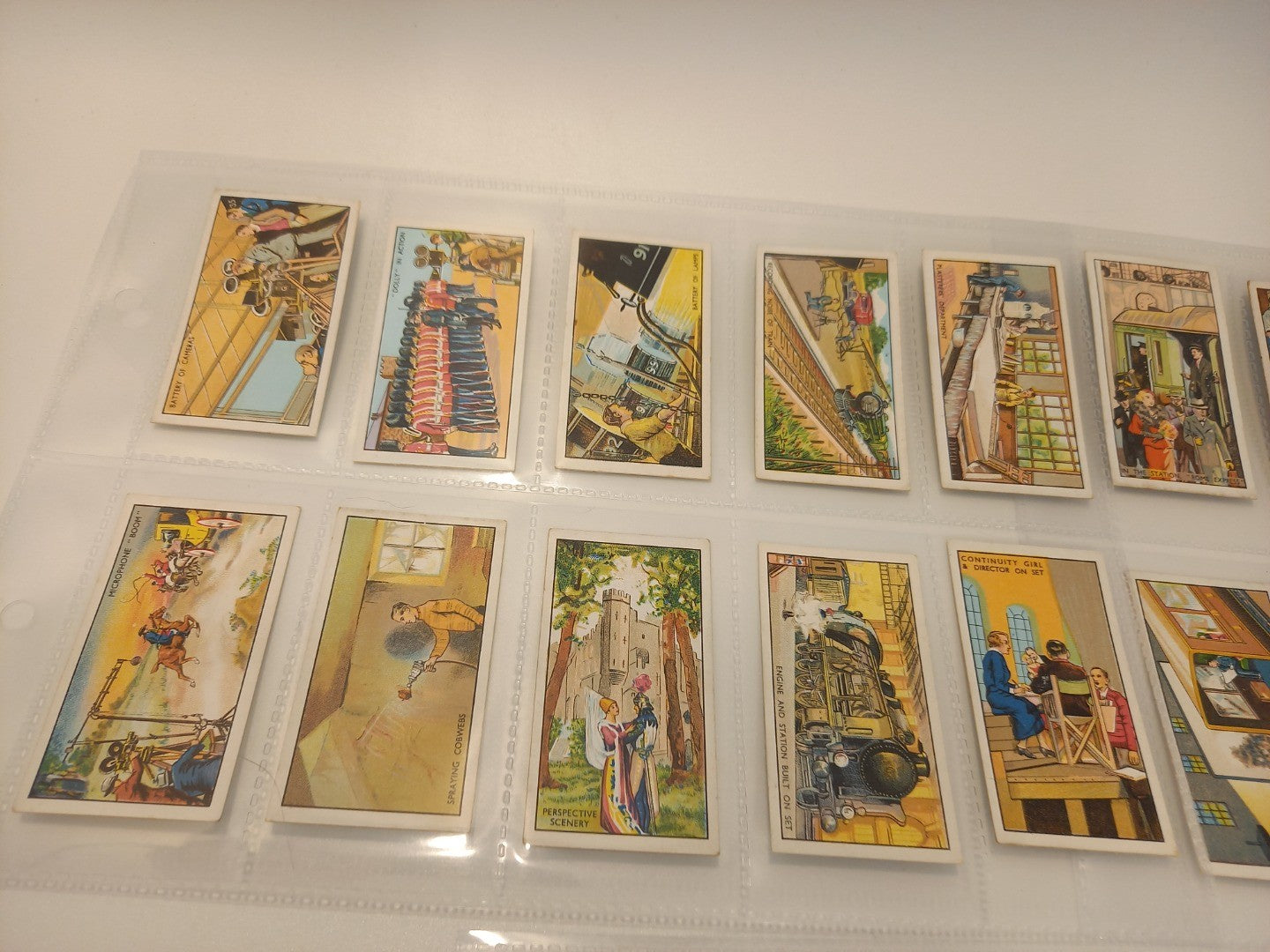 B Morris & Sons 'How Films are Made' Complete Set of 25 Cigarette Cards 1934