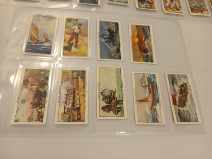 Ogden's Cigarettes 'Sea Adventure' Complete Set of 50 Cigarette Cards - 1939