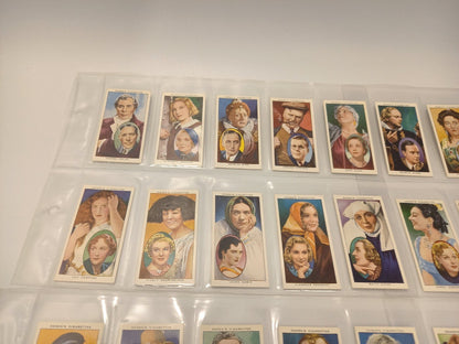 Ogden's 'Actors Natural & Character Studies' Complete Set of 50 Cigarette Cards