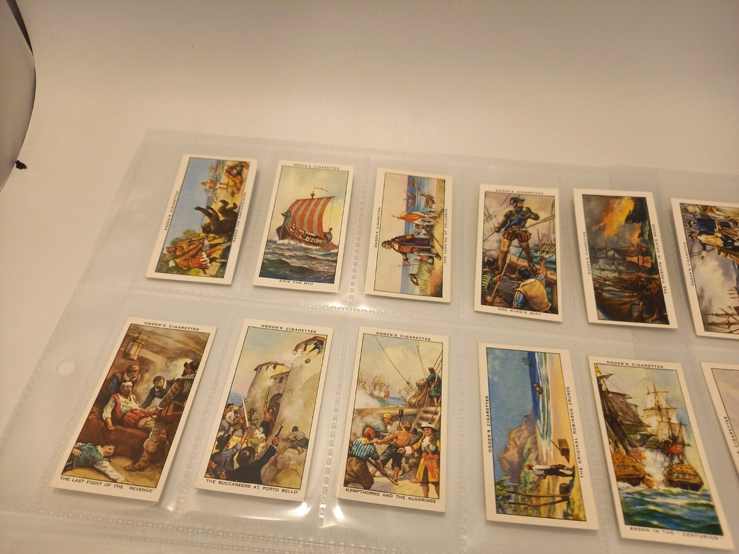 Ogden's Cigarettes 'Sea Adventure' Complete Set of 50 Cigarette Cards - 1939