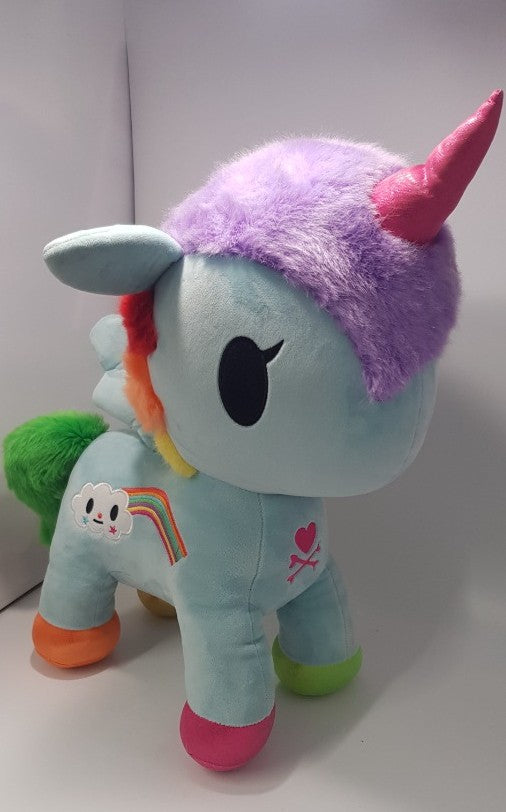 Tokidoki Multicoloured Unicorno - 19" Plush/Soft Toy. Large in VGC
