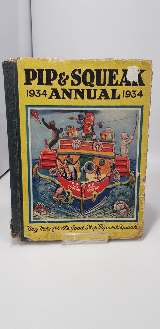 Pip & Squeak  Annual 1934 - Fair Condition