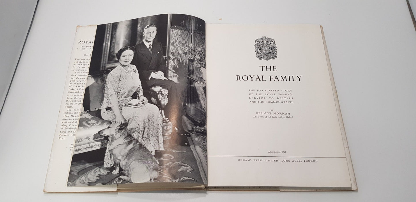 The Royal Family By Dermot Morrah Hardback from 1950 GC