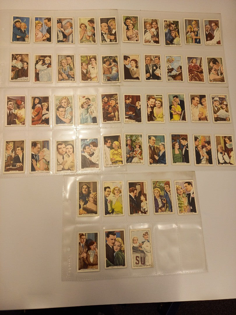 Gallaher Cigarettes 'Shots From Famous Films' Full Set x48 Cards 1935