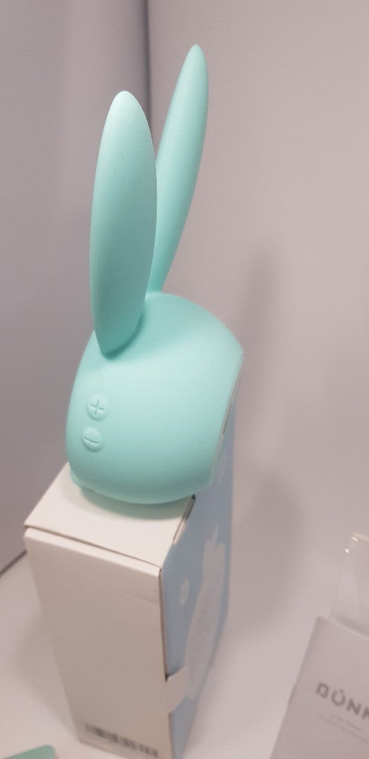 Digital Alarm Clock, Blue Bunny Rabbit Design, LED Wake Up Light with Timer Homealexa - New