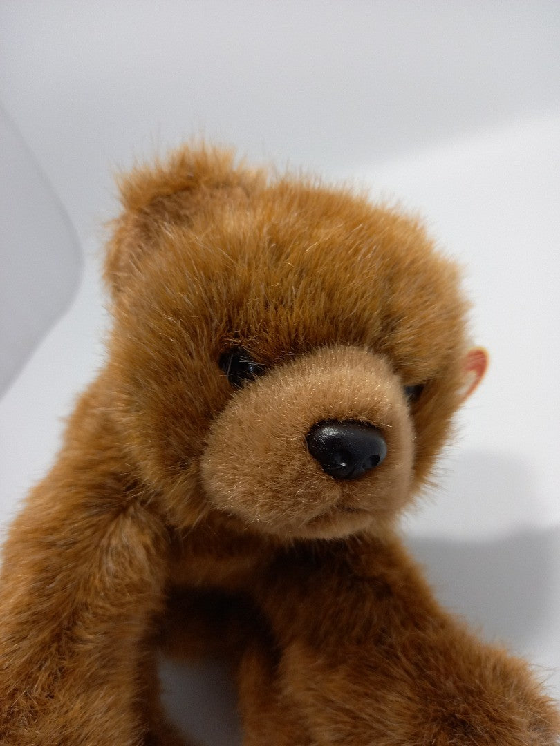 TY Forest Teddy Bear, Vintage 1997 Plush Brown Soft Toy