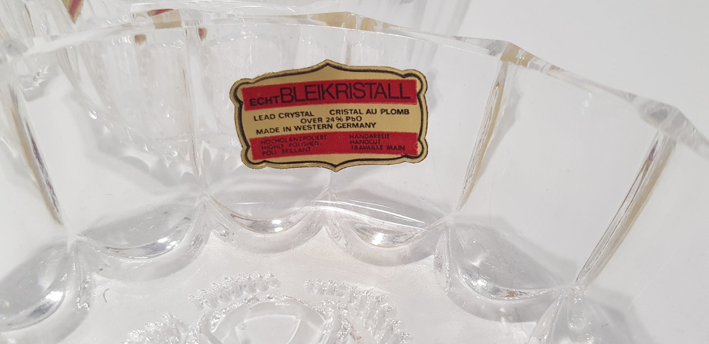 Echt Bleikristall Lead Crystal Bowls 11cm (Small) x4 Excellent Condition.