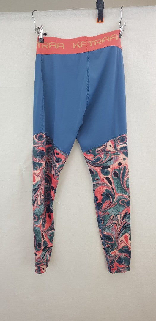 Kari Traa Multicolour Stretchy Ladies Leggings Size M VGC