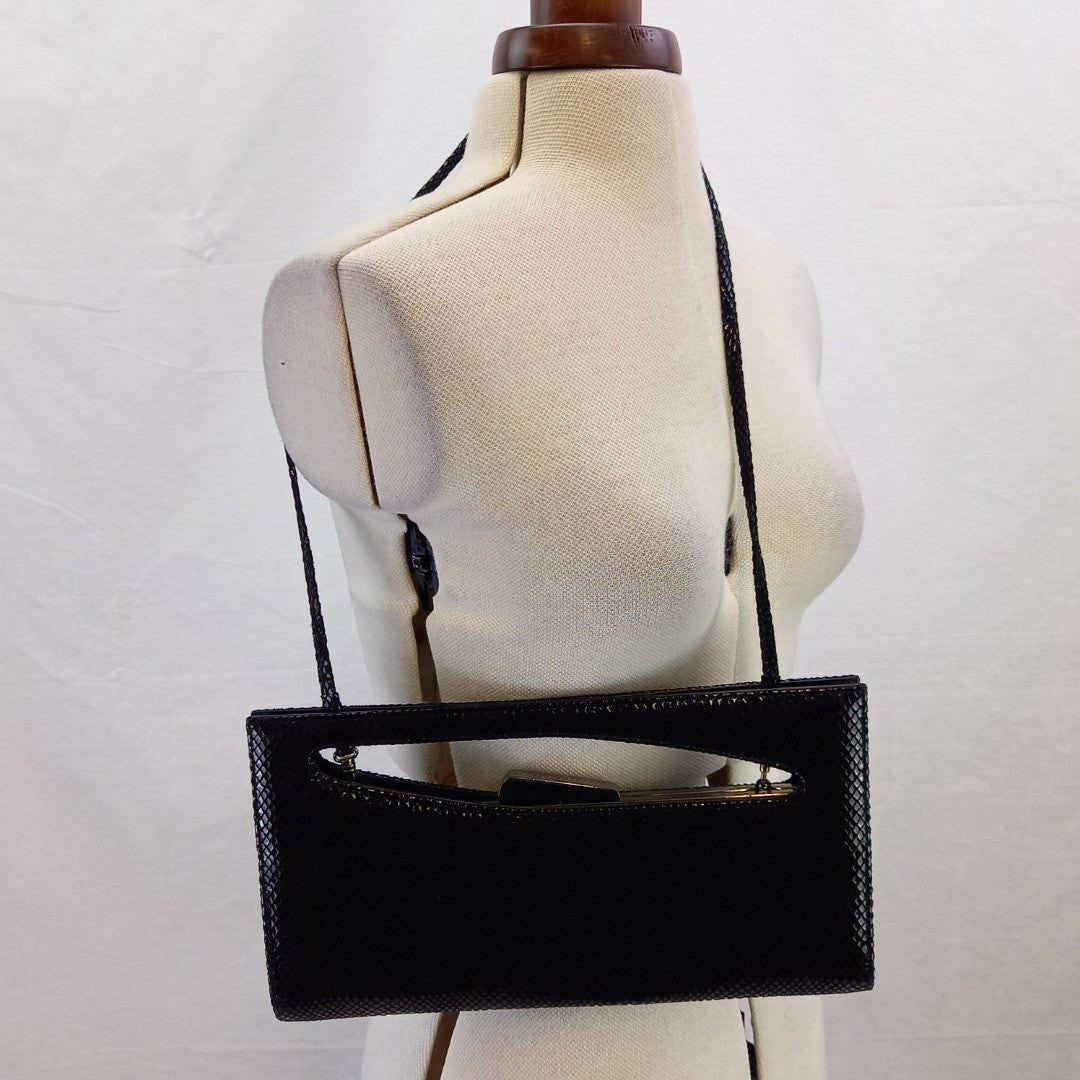 Sturt Weitzman for Russell and Bromley Handbag/ Clutch Bag - Black