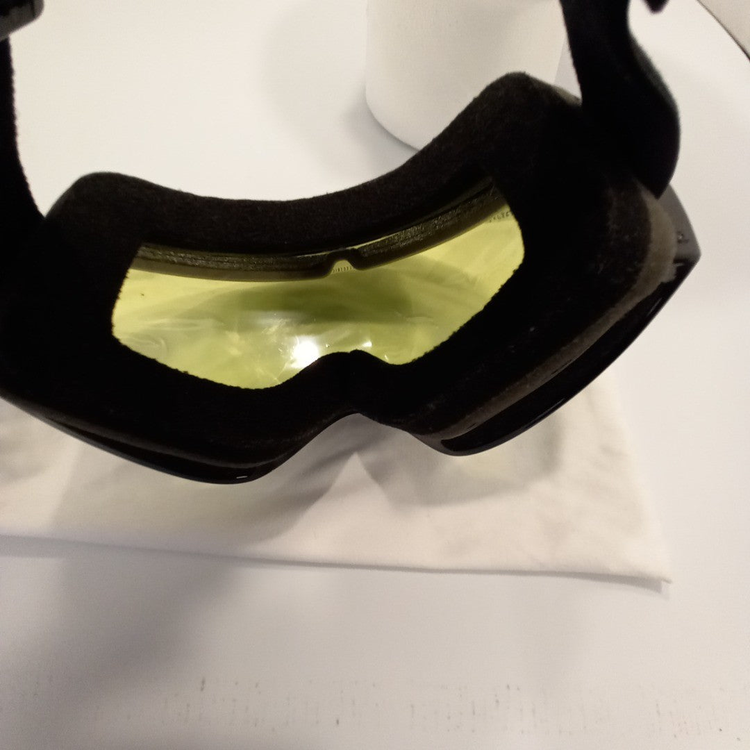 Electric Ski Goggles - Black & Green - With Dust Bag