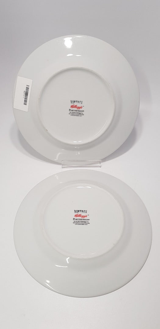 Kelloggs Portmeirion 2012 Vintage Looking Plates x2 VGC