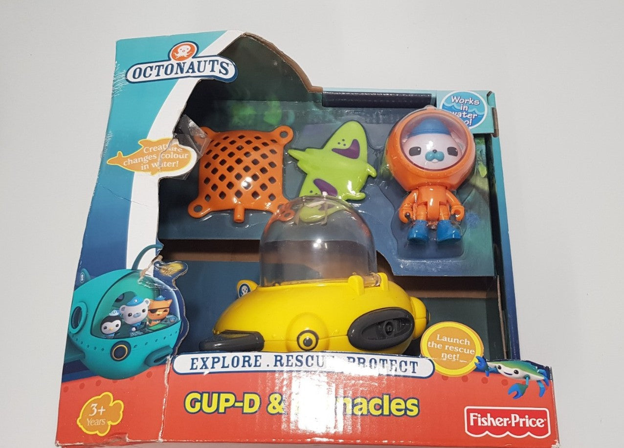 Octonauts Gup D & Captain Barnacles Play Set Retired  By Fisher Price BNIB