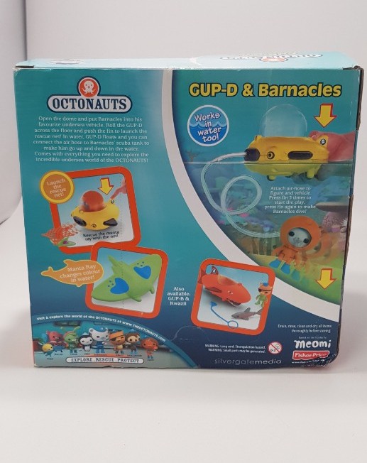 Octonauts Gup D & Captain Barnacles Play Set Retired  By Fisher Price BNIB