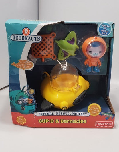 Octonauts Gup D & Captain Barnacles Play Set Retired  By Fisher Price BNIB