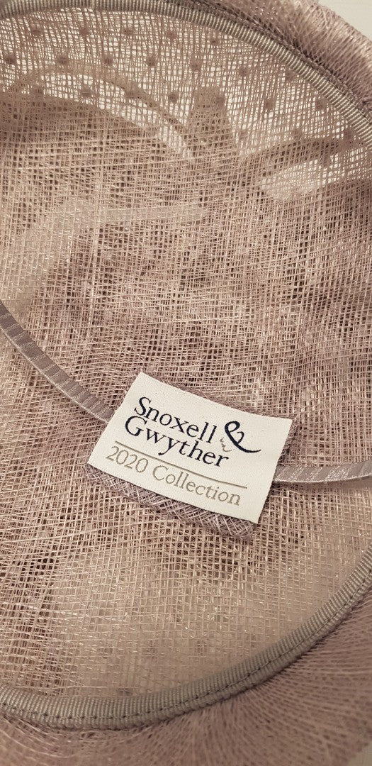 Snoxell & Gwyther Fascinator in Taupe - 2020 Collection VGC