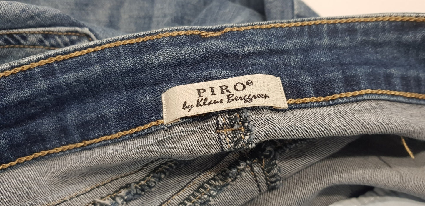 PIro Blue Stretchy Jeans Size M (UK12)  BNWT