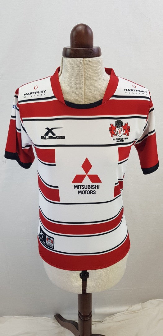 Ladies Gloucester Rugby Shirt Size 10 VGC