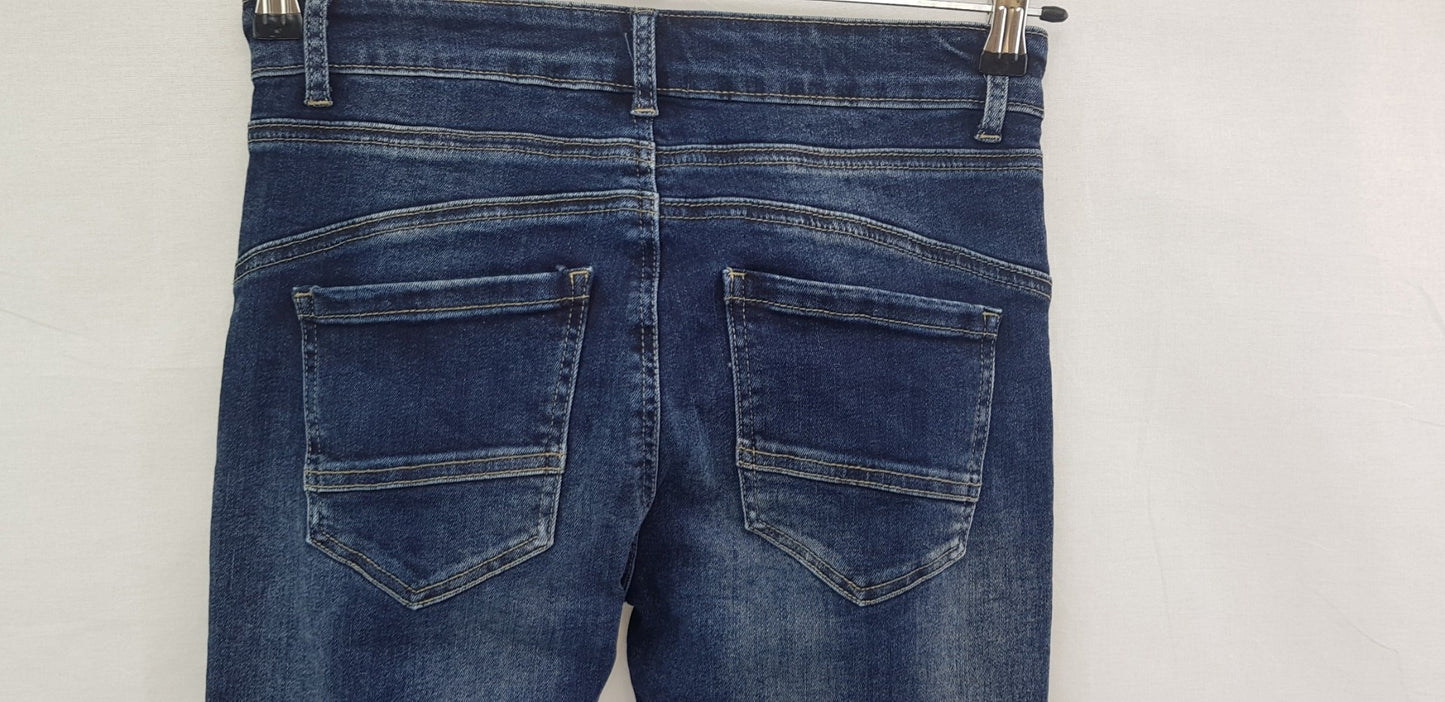 PIro Dark Blue Stretchy Jeans Size S (UK10/12)  BNWT