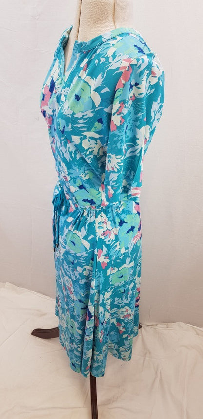Patra Long Stretchy Summer Dress Size S Multicolour BNWT
