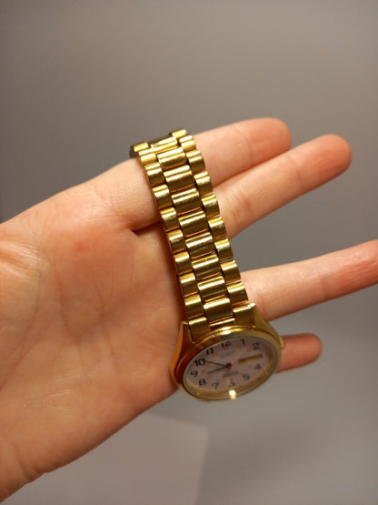 Citizen Wristwatch Railroad Approved, Vintage 1980s Quartz Date Watch - Working