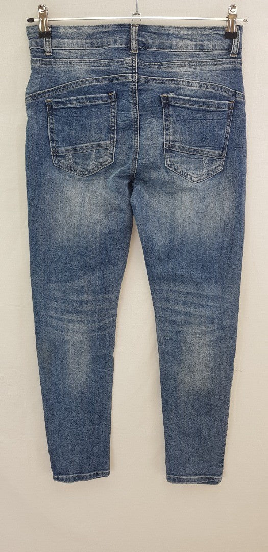 PIro Blue Stretchy Jeans Size M (UK12)  BNWT