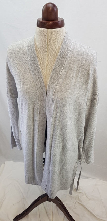 The White Company Long Grey Cardigan Size S BNWT