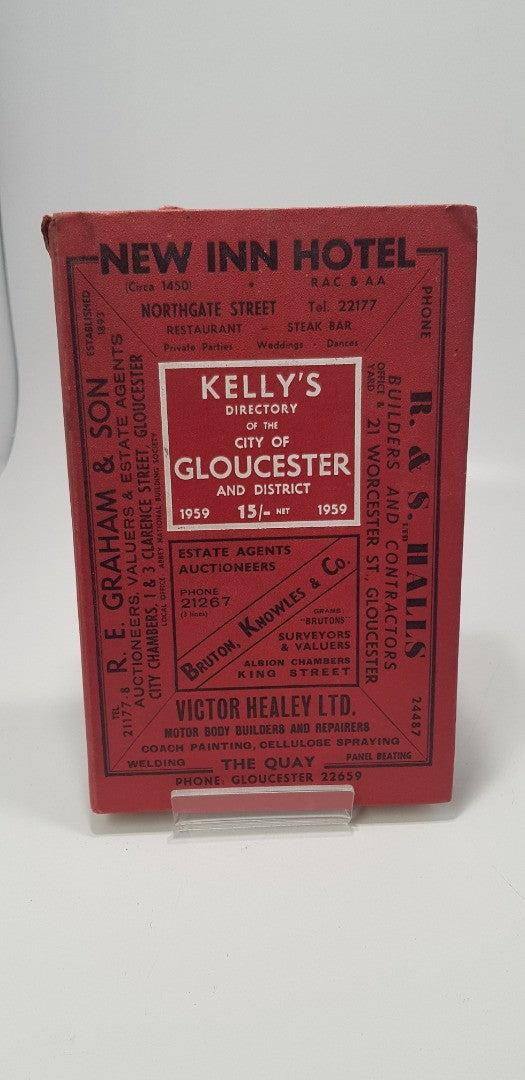 Kelly's Directory of the city of Gloucester & District 1959 Hardback Vintage  VGC