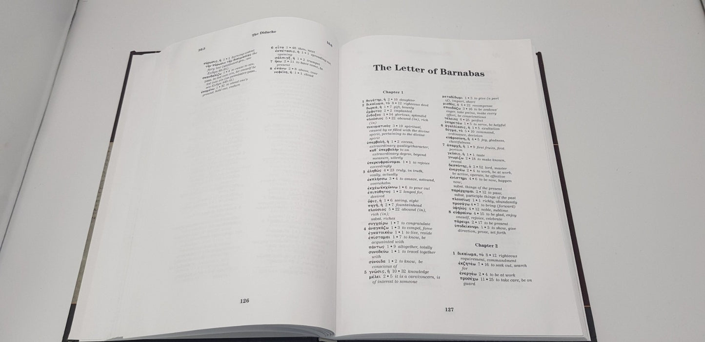 A Reader's Lexicon of the Apostolic Fathers. Edited by Daniel B. Wallace. GC