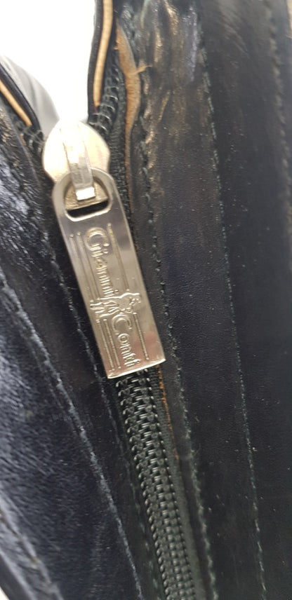 Gianni Conti Black Leather Handbag inc. Dust bag VGC