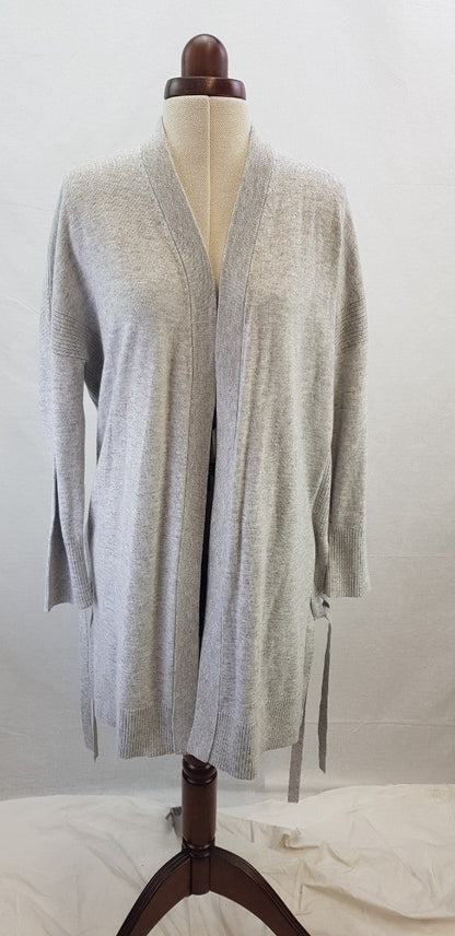 The White Company Long Grey Cardigan Size S BNWT