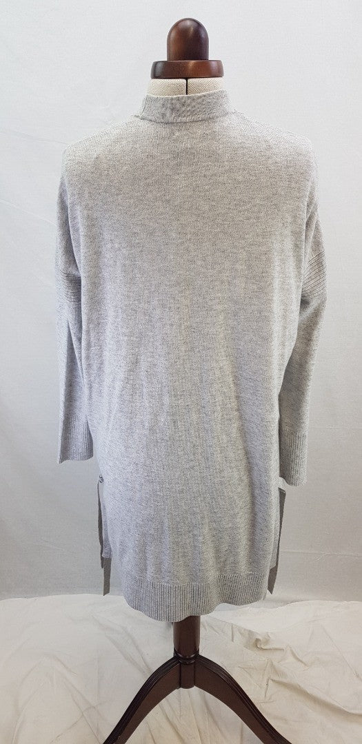 The White Company Long Grey Cardigan Size S BNWT