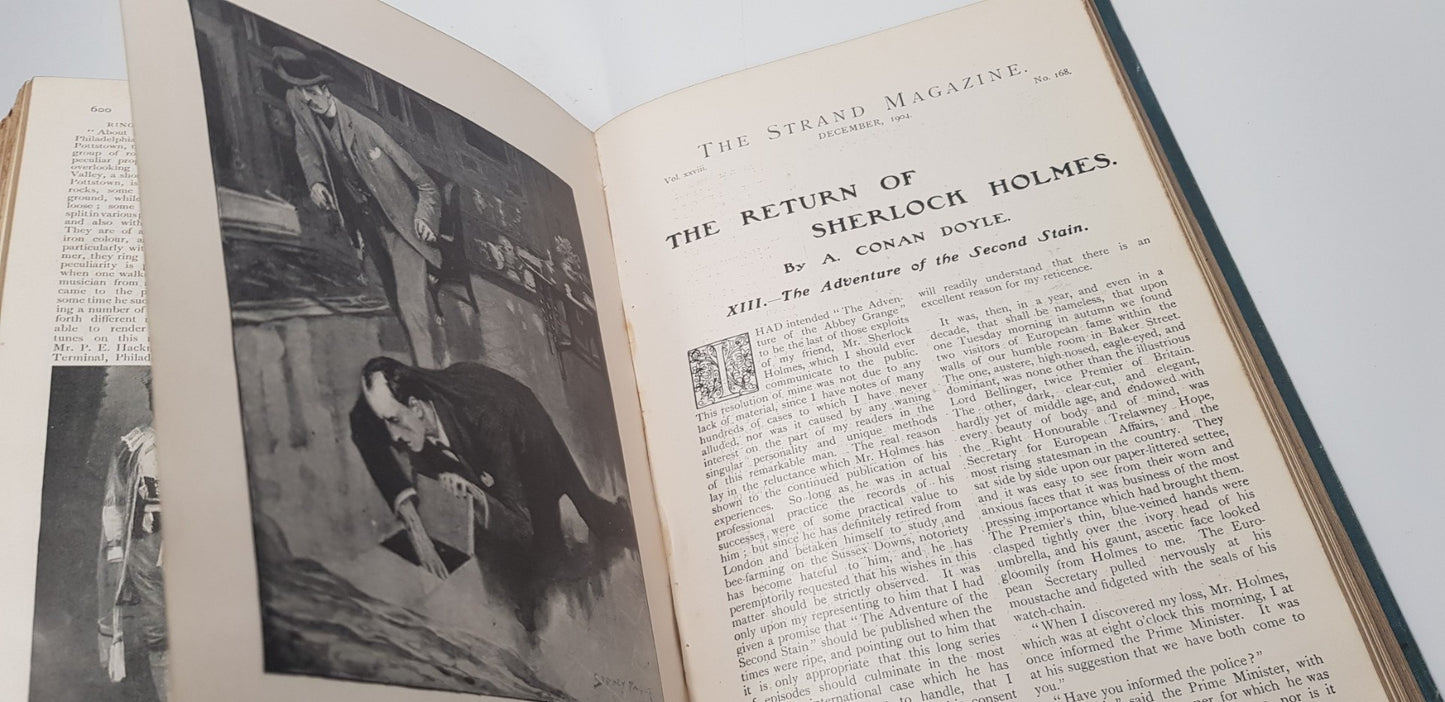 The Strand Magazine vol XXVIII July-Dec 1904 - Fair Condition